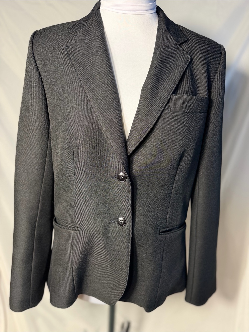 Vintage 1980s Levi Strauss Grey Power Blazer